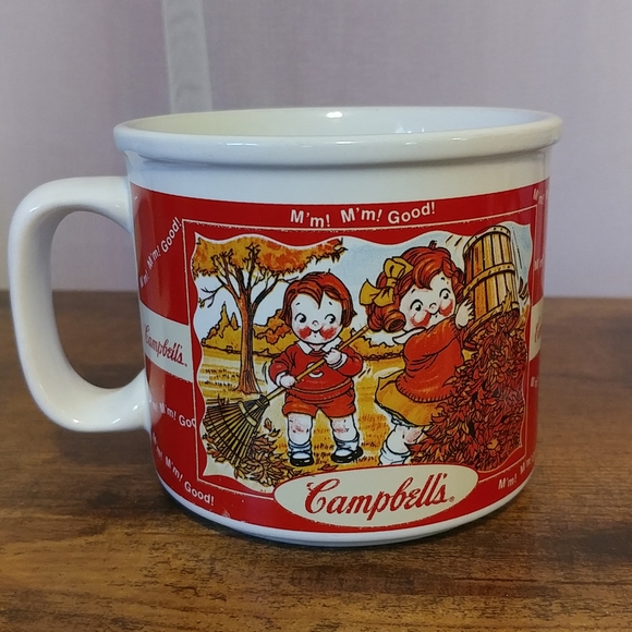 Vintage 1998 Campbell Soup Mugs Set of 3 - Picture 3 of 8